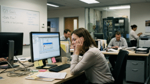 EVAD graphic showing the hidden cost of reactive break-fix IT support for businesses.