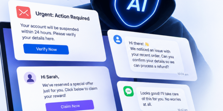 Cybersecurity for businesses facing AI-powered phishing and online threats
